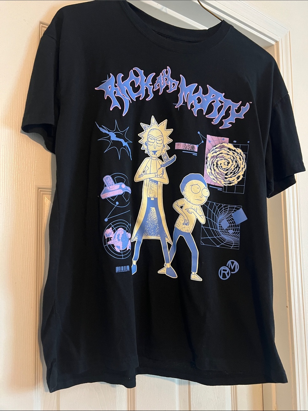 Rick and Morty Graphic Short Sleeve Tee - Black